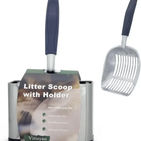 Cat Litter Scoop with Holder,